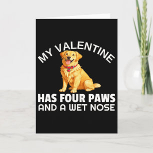 Mein Valentinstag hat vier Pfoten und eine feuchte Karte