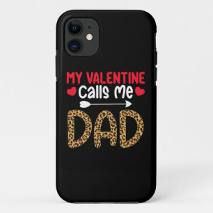 Mein Valentinstag nennt mich Papa Leopard Büffel K Case-Mate iPhone Hülle