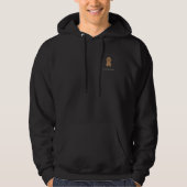 Mein Valentinstag-Partner hat Pfoten Cockapoo-Hund Hoodie (Vorderseite)