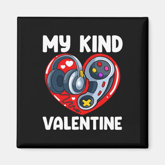 Mein Valentinstag Videospiel-Steuerung Magnet (Vorne)