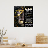 Mein Vater | Adorable Letter | Liebliches Geschenk Poster (Küche)