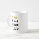 MEIN VATER DER MANN DER MYTH DIE LEGEN KAFFEETASSE (Vorderseite Links)