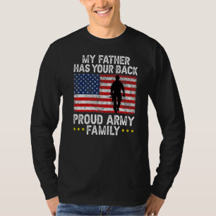 Mein Vater hat ein Militär in der Familie der tapf T-Shirt