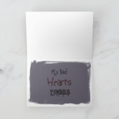 Mein Vater Herz Zombies Karte (Innenseite)
