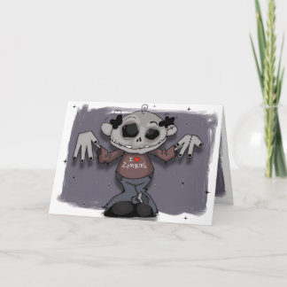 Mein Vater Herz Zombies Karte