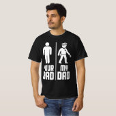 Mein Vater Ihr Vater Polizeibeamter T-Shirt (Vorne ganz)