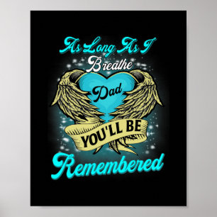 Mein Vater im Himmel für Töchter Söhne Verlust Vat Poster