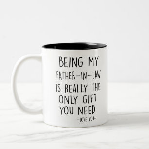 Mein Vater in der Justiz ist wirklich das einzige Zweifarbige Tasse