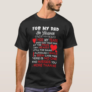Mein Vater in Erinnerungen Gedicht Tochter Sohn ha T-Shirt