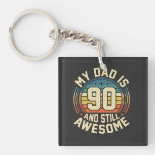 Mein Vater ist 90 und immer noch großartig Vintage Schlüsselanhänger