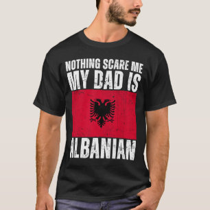 Mein Vater ist Albanisch-Albanien-Flagge Heritage  T-Shirt
