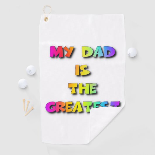 MEIN VATER IST DAS BESTE Golfhandtuch (Insitu)