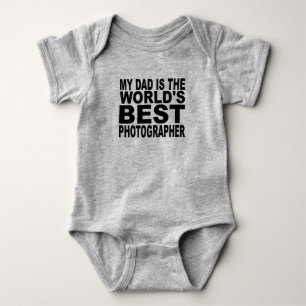 Mein Vater ist der beste Fotograf der Welt Baby Strampler