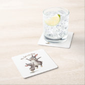 Mein Vater ist der beste Rechteckiger Pappuntersetzer (Vor Ort)