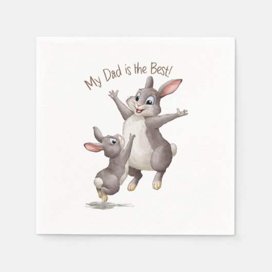 Mein Vater ist der beste Serviette (Vorderseite)