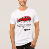 Mein Vater ist der Mechaniker - der Coolstste Fixe Tri-Blend Shirt (Vorderseite)