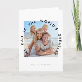 MEIN VATER IST DER WELTGRÖSSTE VATER KARTE