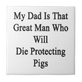 Mein Vater ist dieser große Mann, der die Fliese (Vorderseite)
