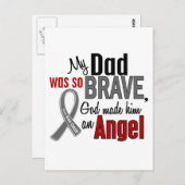 Mein Vater ist ein Angel-1-Hirnkrebs Postkarte (Vorne/Hinten)