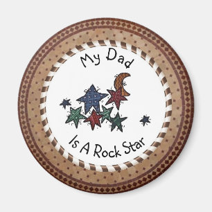 Mein Vater ist ein Felsen-Stern-Magnet Magnet