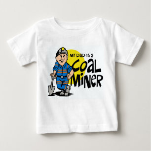 MEIN VATER IST EIN KOHLEN-BERGMANN BABY T-SHIRT