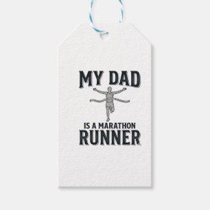 Mein Vater ist ein Marathonläufer Vintage-Shirt-De Geschenkanhänger