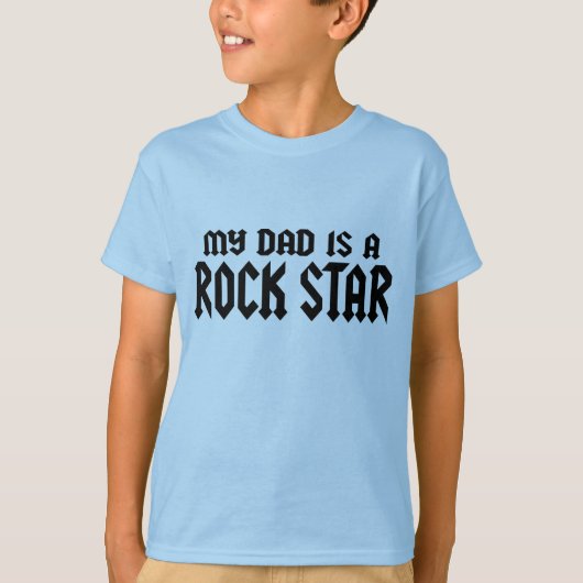 Mein Vater ist ein Rockstar T-Shirt (Vorderseite)
