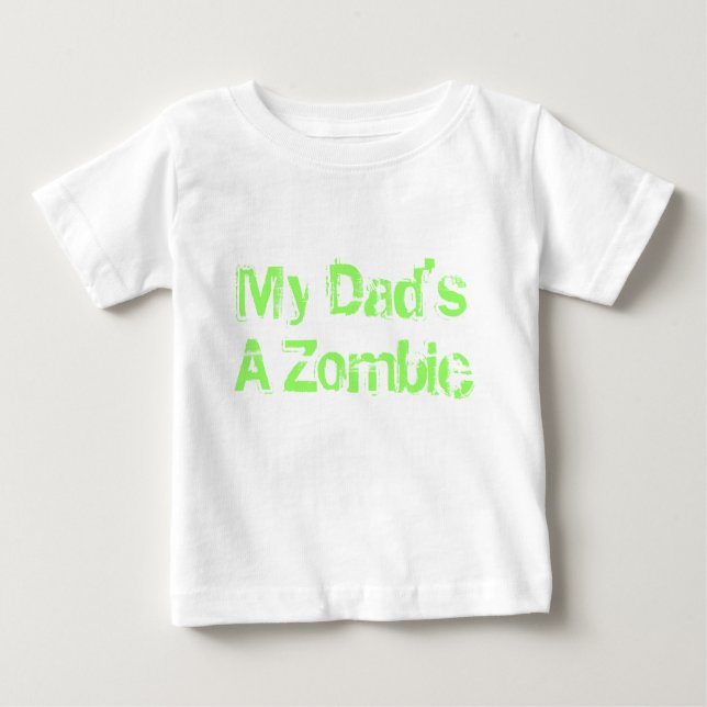 Mein Vater ist ein Zombie Baby T-shirt (Vorderseite)