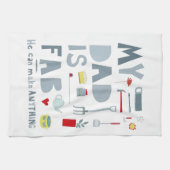 Mein Vater ist Fab Geschirrtuch (Horizontal)