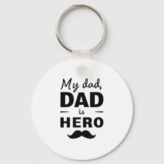 Mein Vater ist Hero - die mühsame Typografie des V Schlüsselanhänger