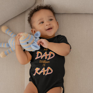 Mein Vater ist Krass Individuelle Name hinzufügen Baby Strampler