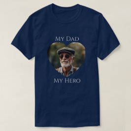 Mein Vater (ist) Mein Held - Erwachsenes Foto T-Shirt