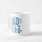 Mein Vater ist mein Held Kaffeetasse (Vorderseite Links)
