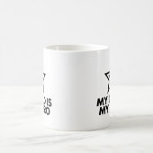 Mein Vater ist mein Held Kaffeetasse (Mittel)