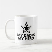 Mein Vater ist mein Held Kaffeetasse (Links)