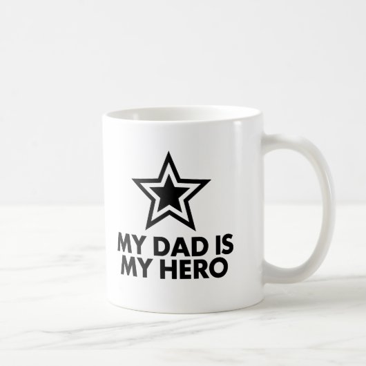 Mein Vater ist mein Held Kaffeetasse (Rechts)