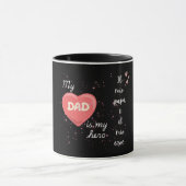 Mein VATER ist mein Held Tasse (Zentrum)