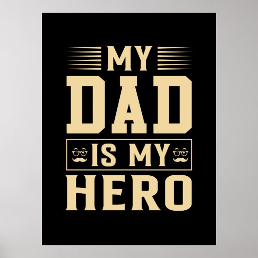 Mein Vater ist mein Held zum Vater Poster (Vorne)