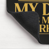 Mein Vater ist mein Superheld Mousepad (Ecke)
