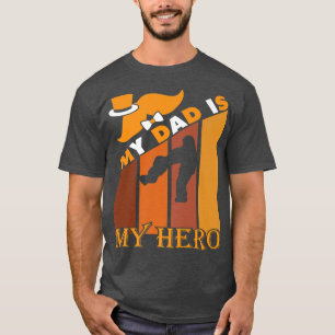 Mein Vater ist mein Superhelden T - Shirt Boy Girl