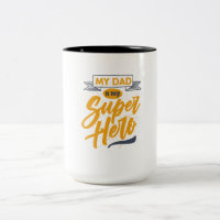 Mein VATER ist meine Super Hero Tasse _ Eltern Ges