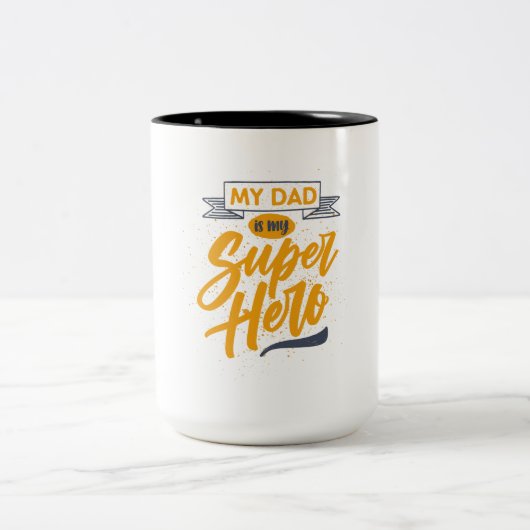 Mein VATER ist meine Super Hero Tasse _ Eltern Ges (Mittel)