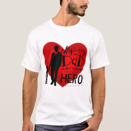 Mein Vater ist My Held: Heartfelt Tribute Silhouet T-Shirt