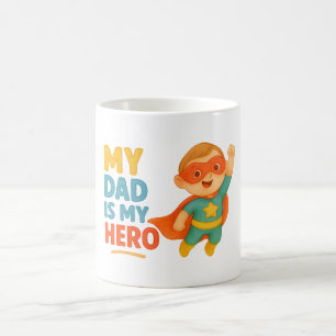 Mein Vater ist My Held - Niedliches Baby Superhero Kaffeetasse
