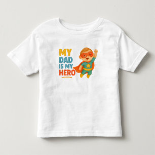 Mein Vater ist My Hero - Niedliches Baby Superhero Kleinkind T-shirt