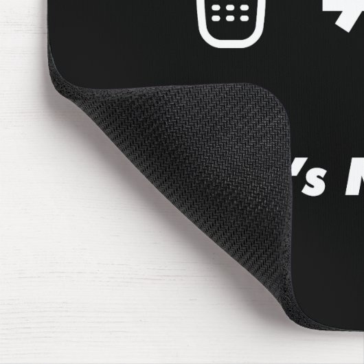 Mein Vater ist nicht ein Telefon Mousepad (Ecke)