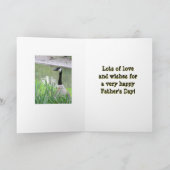 "Mein Vater ist Numero Uno" /Glücklicher Vatertag Karte (Innenseite)