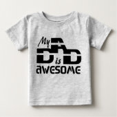 Mein Vater ist Phantastisch Baby T-shirt (Vorderseite)