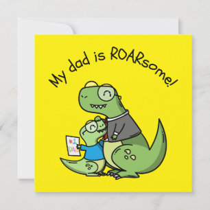 Mein Vater ist ROARsome! - Vatertag Dinosaurierkar Feiertagskarte
