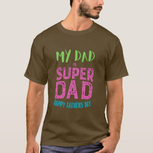MEIN VATER IST SUPER VATER I Vater Tag Custom T-Shirt